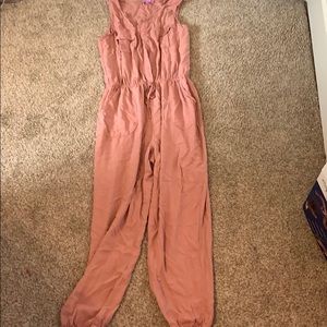 Pale pink jumpsuit